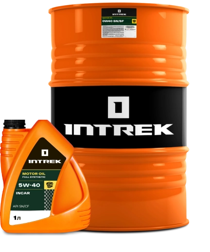 Синтетические и полусинтетические моторные масла INTREK от INTEX®